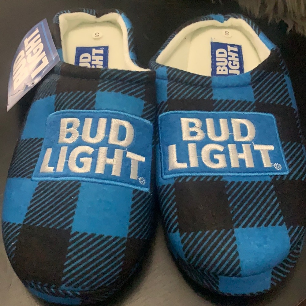 NWT Adult Bud Light Slippers New